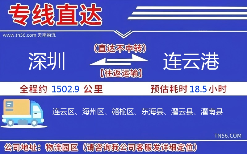 深圳到連云港物流公司