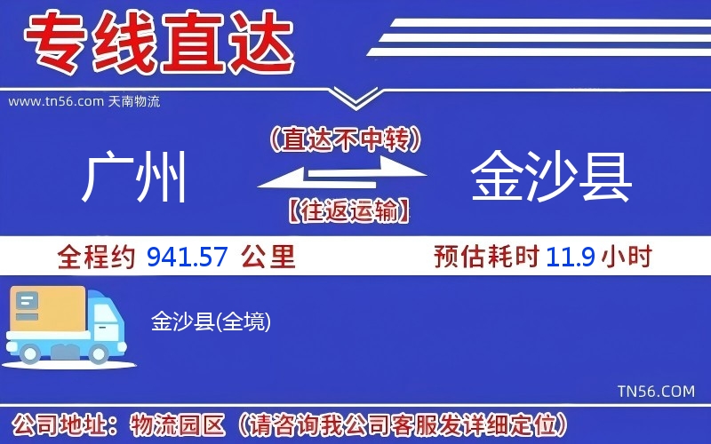 廣州到金沙縣物流公司 廣州到金沙縣物流公司