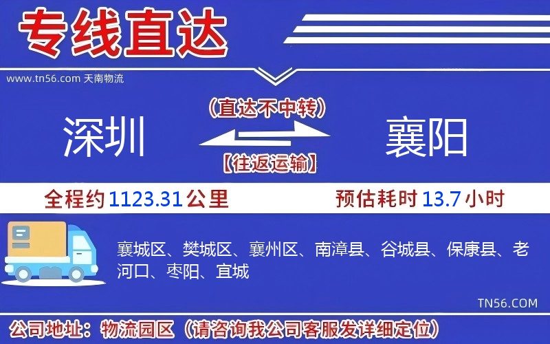 深圳到襄陽(yáng)物流公司