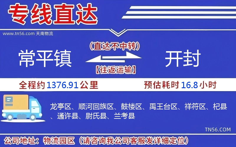 常平鎮(zhèn)到開封物流公司 常平鎮(zhèn)到開封物流公司